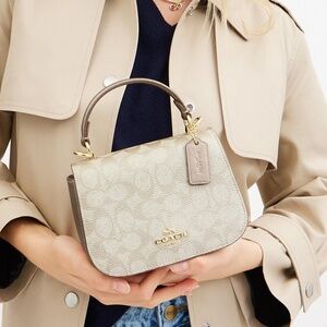 Lysa Top Handle Bag In Signature Canvas